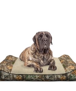 Realtree Edge Camo Bolster Pet Bed - Brown