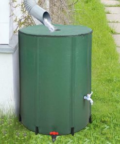 100 Gallon Rain Barrel Foldable Portable Water Collector Storage Outdoor Supply