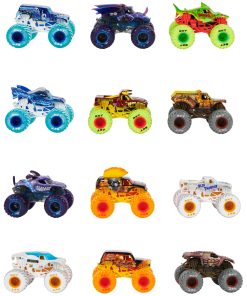 Monster Jam, 12-Pack 1:64 Scale Monster Truck Vehicles ( Exclusive)
