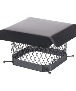 Shelter SC99 Single-Flue Black Galvanized-Steel Chimney Cap (9