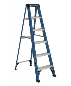 Louisville Ladder 6 ' Fiberglass Step, 10' Reach, 225-lb, Load Capacity, W-3217-06