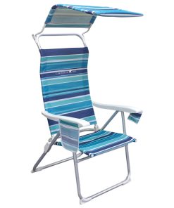 Caribbean Joe 4-Position Canopy Beach Chair